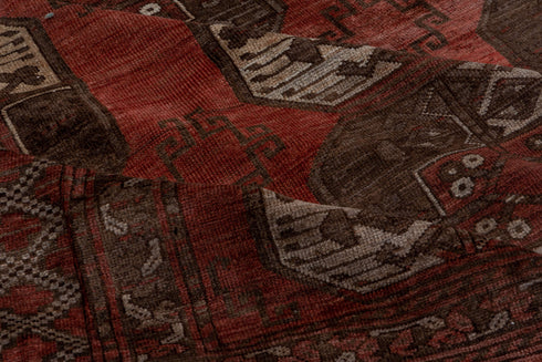 Antique Afghan Area Rug (9' x 12')